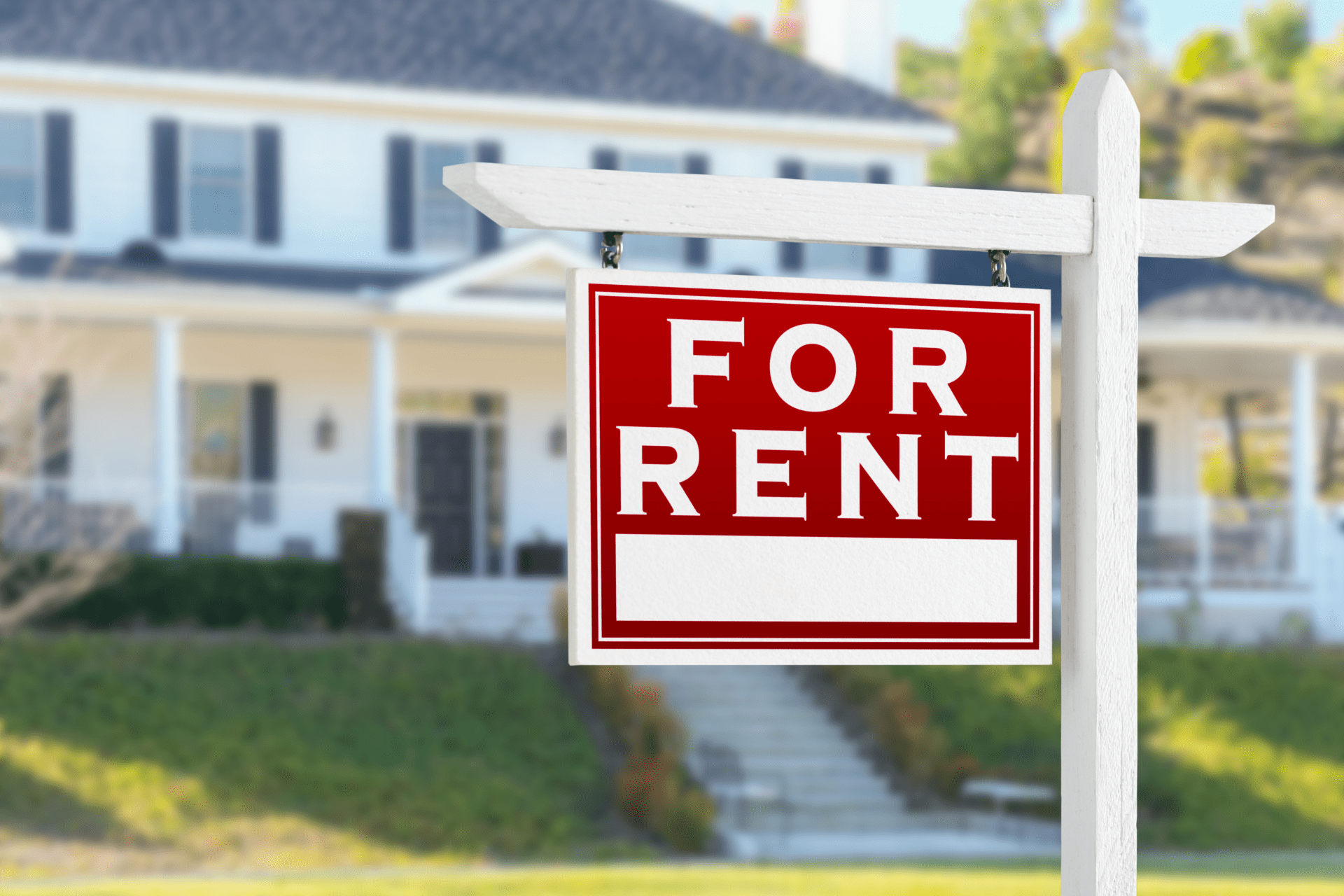House with a for rent sign out front. Our HO-4 policy provides peace of mind for Florida renters. Learn more about our HO-4 policy by giving us a call or speaking to your agent. 